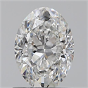 0.80 Carats, Oval E Color, SI1 Clarity and Certified by GIA