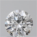 0.80 quilates, Redondo Ideal, Color F, claridad VVS2 y certificado por GIA
