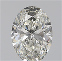 0.80 Carats, Oval J Color, SI2 Clarity and Certified by GIA