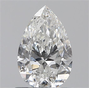 Foto 0.70 quilates, De pera , Color F, claridad SI2 y certificado por GIA de