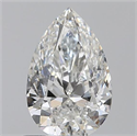 0.71 Carats, Pear H Color, SI2 Clarity and Certified by GIA