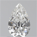 0.52 quilates, De pera , Color F, claridad VS2 y certificado por GIA