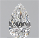 0.50 Carats, Pear E Color, VS2 Clarity and Certified by GIA