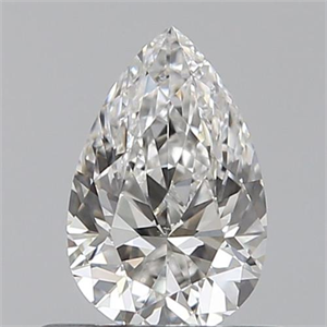 Picture of 0.50 Carats, Pear H Color, SI1 Clarity and Certified by GIA