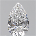 0.50 Carats, Pear D Color, IF Clarity and Certified by GIA