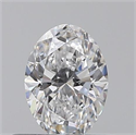 0.40 Carats, Oval D Color, VVS1 Clarity and Certified by GIA