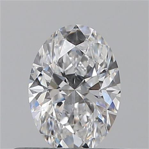 Picture of 0.40 Carats, Oval D Color, VS2 Clarity and Certified by GIA
