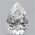 0.51 Carats, Pear E Color, VS2 Clarity and Certified by GIA