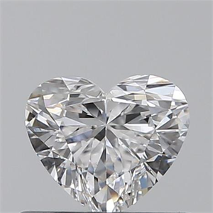 Picture of 0.40 Carats, Heart D Color, VS1 Clarity and Certified by GIA