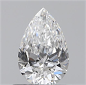 0.50 quilates, De pera , Color E, claridad VS2 y certificado por GIA