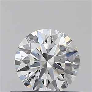 Picture of 0.40 Carats, Round with Excellent Cut, D Color, VVS1 Clarity and Certified by GIA