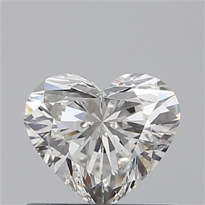 Picture of 0.50 Carats, Heart H Color, VVS2 Clarity and Certified by GIA