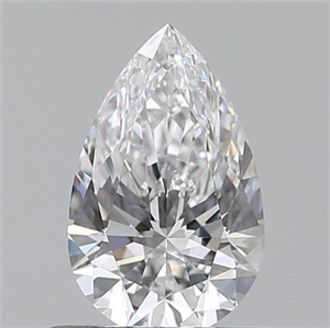 Picture of 0.54 Carats, Pear D Color, VVS2 Clarity and Certified by GIA