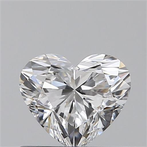 Picture of 0.50 Carats, Heart D Color, VS2 Clarity and Certified by GIA