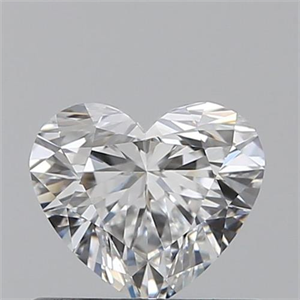 Picture of 0.50 Carats, Heart E Color, VVS2 Clarity and Certified by GIA