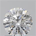 0.70 Carats, Round with Excellent Cut, E Color, SI2 Clarity and Certified by GIA
