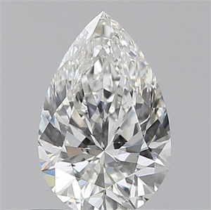 Picture of 0.60 Carats, Pear F Color, VS2 Clarity and Certified by GIA