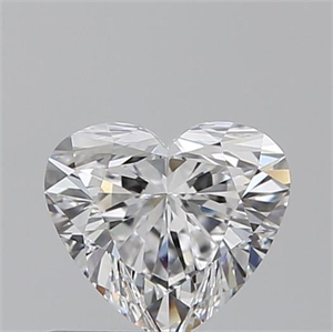 Picture of 0.50 Carats, Heart D Color, VS1 Clarity and Certified by GIA