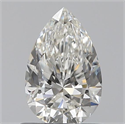 0.70 quilates, De pera , Color I, claridad VS2 y certificado por GIA