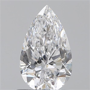 Picture of 0.70 Carats, Pear D Color, SI2 Clarity and Certified by GIA