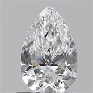 Picture of 0.60 Carats, Pear D Color, VVS2 Clarity and Certified by GIA