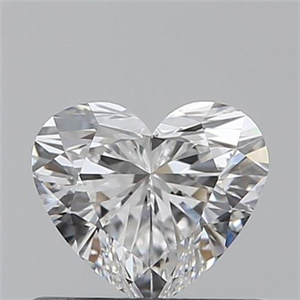 Picture of 0.50 Carats, Heart E Color, VS1 Clarity and Certified by GIA