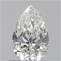 0.50 Carats, Pear H Color, VS1 Clarity and Certified by GIA