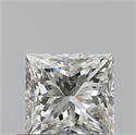 0.50 Carats, Princess I Color, VS2 Clarity and Certified by GIA