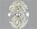 2.51 Carats, Oval K Color, VVS2 Clarity and Certified by IGI