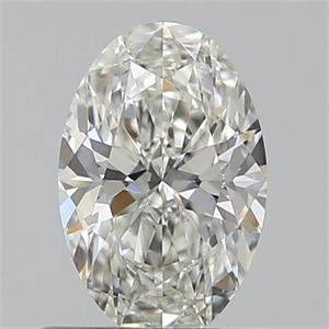 Picture of 0.54 Carats, Oval H Color, IF Clarity and Certified by GIA