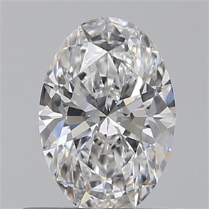 Picture of 0.50 Carats, Oval E Color, VVS2 Clarity and Certified by GIA