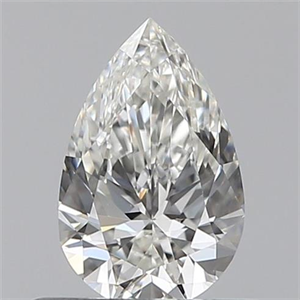 Picture of 0.50 Carats, Pear G Color, VVS2 Clarity and Certified by GIA