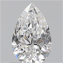 0.50 Carats, Pear E Color, VVS1 Clarity and Certified by GIA