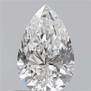 Picture of 0.50 Carats, Pear E Color, VVS1 Clarity and Certified by GIA