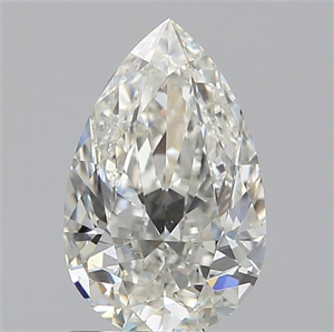 Picture of 1.00 Carats, Pear H Color, VS1 Clarity and Certified by GIA