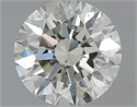 1.00 Carats, Round with Excellent Cut, J Color, VS2 Clarity and Certified by GIA