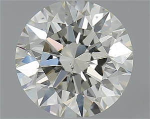 Picture of 1.00 Carats, Round with Excellent Cut, J Color, VS2 Clarity and Certified by GIA
