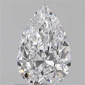 Picture of 0.60 Carats, Pear D Color, VVS1 Clarity and Certified by GIA