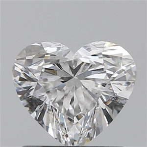 Picture of 0.80 Carats, Heart E Color, SI2 Clarity and Certified by GIA