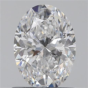 Picture of 0.80 Carats, Oval D Color, SI1 Clarity and Certified by GIA