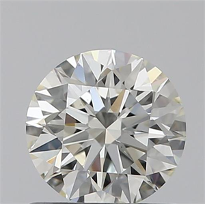 Picture of 0.70 Carats, Round with Excellent Cut, L Color, VS1 Clarity and Certified by GIA