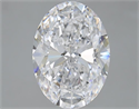 3.01 Carats, Oval D Color, SI1 Clarity and Certified by GIA