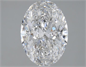 2.01 Carats, Oval D Color, SI2 Clarity and Certified by GIA