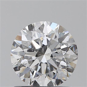 Picture of 0.90 Carats, Round with Excellent Cut, D Color, SI2 Clarity and Certified by GIA