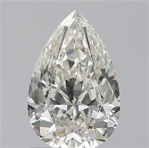 Picture of 0.90 Carats, Pear J Color, SI1 Clarity and Certified by GIA