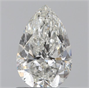 0.90 Carats, Pear G Color, SI1 Clarity and Certified by GIA