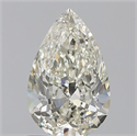 0.70 Carats, Pear J Color, VVS1 Clarity and Certified by GIA
