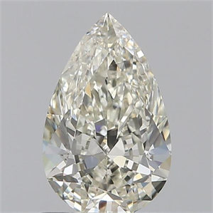 Picture of 0.70 Carats, Pear J Color, VVS1 Clarity and Certified by GIA