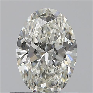 Picture of 0.51 Carats, Oval H Color, VS1 Clarity and Certified by GIA