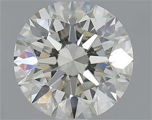 Picture of 1.00 Carats, Round with Excellent Cut, L Color, VS1 Clarity and Certified by GIA